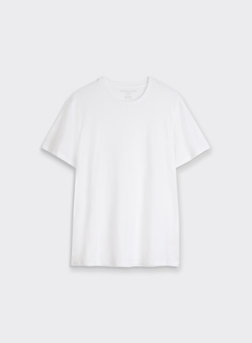 Lyocell / Organic Cotton Short Sleeve Round Neck T-Shirt